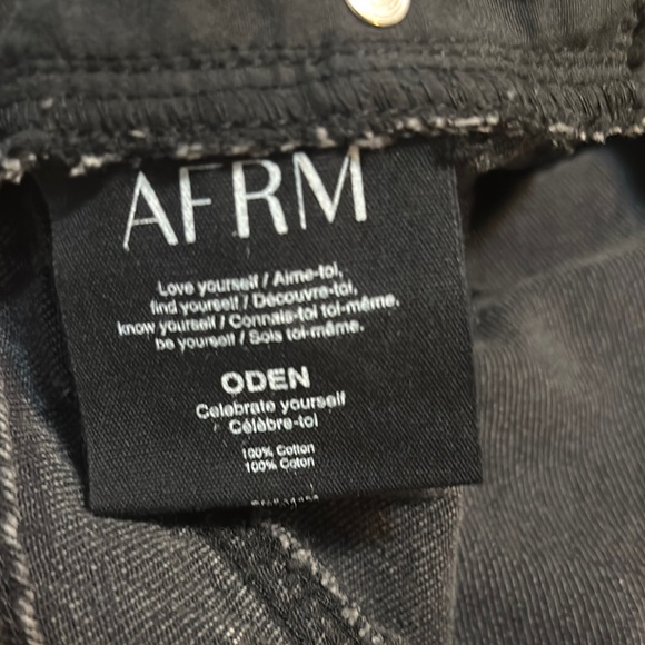 NWT AFRM  black High Rise Jeans Classic Style Size 27 - Picture 8 of 9